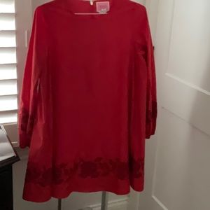 Kate spade, swing dress, beautiful red! Valentine’s Day ready! Size Medium